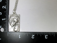 Load image into Gallery viewer, Madonna and Child pendant with measurement
