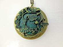 Load image into Gallery viewer, Fairytale in the wonderland locket pendant necklace