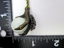 Load image into Gallery viewer, dragon claw pendant with measurement