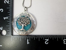 Load image into Gallery viewer, tree locket with measurement