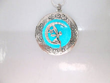 Load image into Gallery viewer, glowing moon fairy locket pendant necklace
