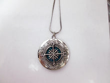 Load image into Gallery viewer, compass locket necklace
