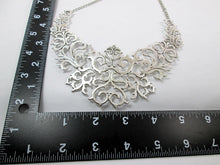 Load image into Gallery viewer, metal bib necklace with measurement