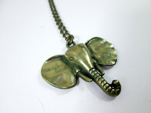 Load image into Gallery viewer, closeup view of elephant necklace