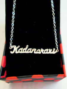 custom name cut necklace