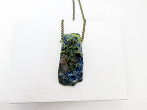 mermaid stone necklace