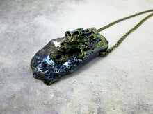 Load image into Gallery viewer, one of a kind stone mermaid necklace