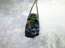 Load image into Gallery viewer, raw stone mermaid necklace
