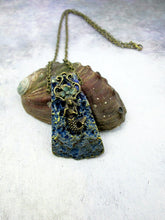 Load image into Gallery viewer, rainbow titanium mermaid necklace