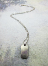Load image into Gallery viewer, back view of metal chain necklace