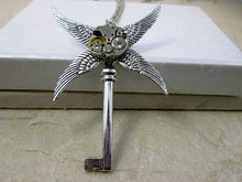 Load image into Gallery viewer, winged key necklace