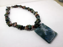 Load image into Gallery viewer, green jasper necklace