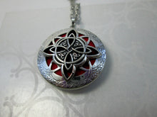 Load image into Gallery viewer, celtic trinity cross locket pendant