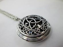 Load image into Gallery viewer, celtic locket necklace