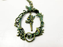 Load image into Gallery viewer, garden fairy necklace