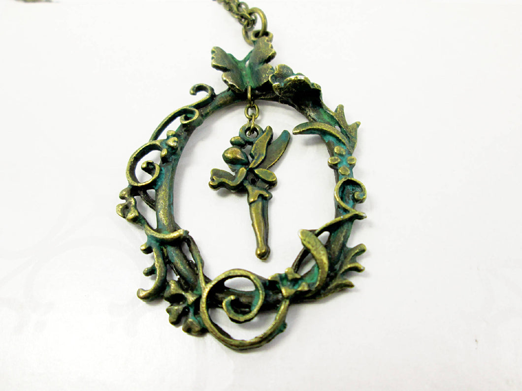 garden fairy necklace