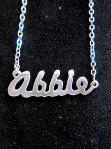 custom name pendant