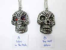 Load image into Gallery viewer, Sugar Skull pendant necklace