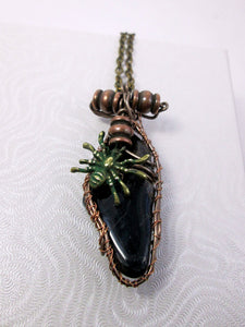 wire wrapped necklace