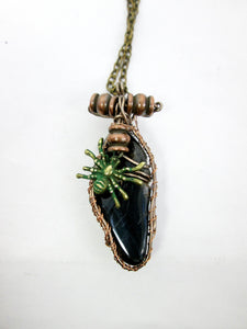 wire wrapped pendant