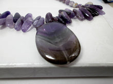 Load image into Gallery viewer, purple stone necklace