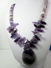 Load image into Gallery viewer, purple amethyst necklace
