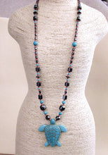 Load image into Gallery viewer, long turtle necklace