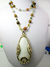 Load image into Gallery viewer, chunky white stone necklace
