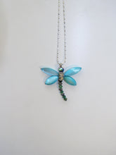 Load image into Gallery viewer, handmade dragonfly necklace