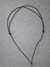 Load image into Gallery viewer, example of adjustable black cord necklace for computer geek pendant.