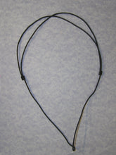 Load image into Gallery viewer, example of adjustable black cord necklace for maple leaf pendant