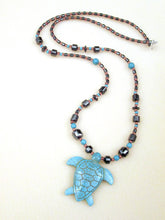 Load image into Gallery viewer, turtle hematite necklace