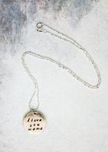 Load image into Gallery viewer, I love you mama pendant