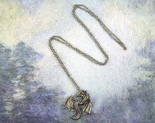Load image into Gallery viewer, Celtic Dragon necklace
