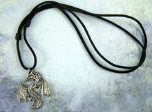 Load image into Gallery viewer, Celtic Fan Dragon necklace