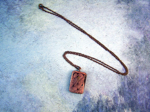 handmade copper pendant