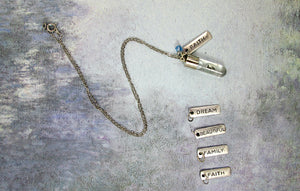 name on rice pendant