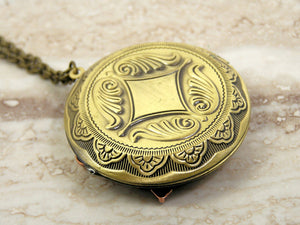 large locket necklace