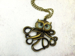Owlctopus necklace