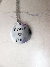 Load image into Gallery viewer, I love dad necklace