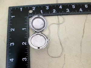 inside view of locket necklace