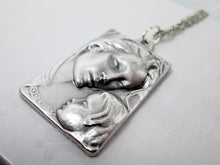 Load image into Gallery viewer, virgin mary and baby jesus necklace
