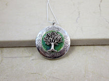 Load image into Gallery viewer, tree of life locket necklace
