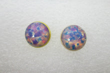Load image into Gallery viewer, Australian Fire Opal Stud Earrings