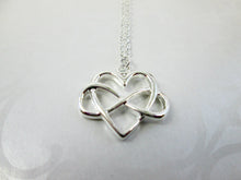 Load image into Gallery viewer, infinity love heart necklace