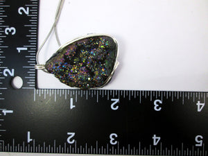 druzy stone necklace